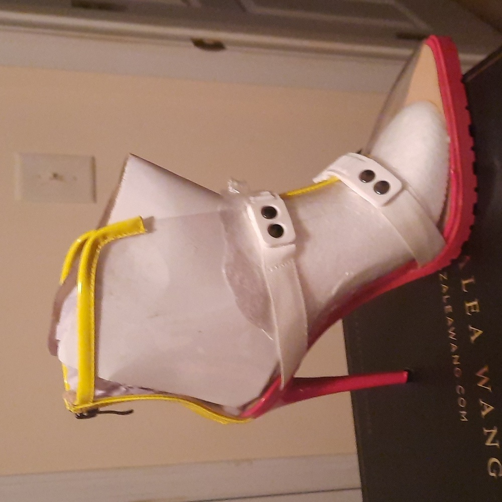 A shoes Very Stylish Red And Yellow